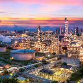 Siting and layout in the process and energy industries. Oil-Refinery-shutterstock_705021334